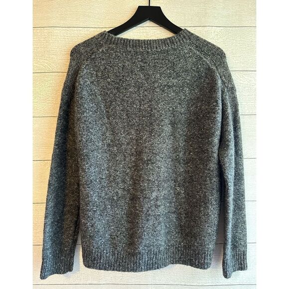 VINCE. Marled Mohair Wool Blend Drop Shoulder Crewneck Sweater Small - Picture 8 of 10